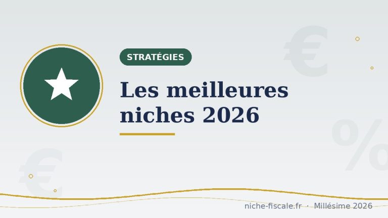 Les meilleures niches fiscales 2026, classées par profil